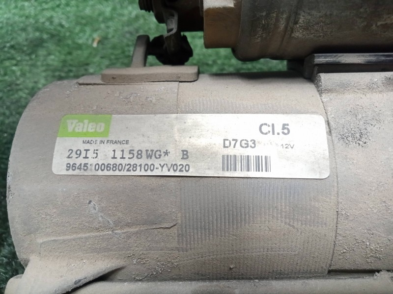 Recambio de motor arranque para peugeot 307 break/sw (s2) 1.6 16v hdi referencia OEM IAM D7G3 11.DIENTES VALEO