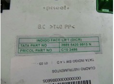 Recambio de cuadro instrumentos para tata indigo sw 1.4 d referencia OEM IAM 288954209915N-C102486  PRICOL 2