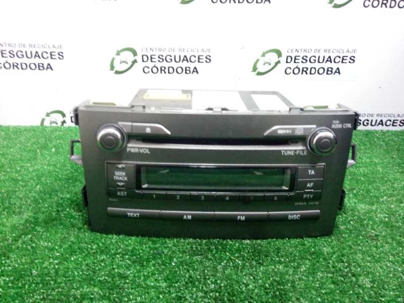 Recambio de sistema audio / radio cd para toyota auris 1.3 16v cat referencia OEM IAM 8612002521  