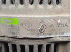 Recambio de alternador para renault clio ii fase i (b/cbo) 1.2 referencia OEM IAM A11VI110-8200060816 70AH - VALEO POLEA.FIJA -  2