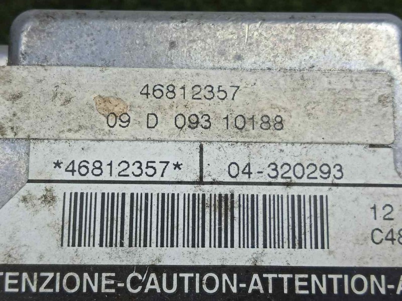 Recambio de centralita airbag para lancia lybra berlina 1.9 turbodiesel cat referencia OEM IAM 46812357-46812357  