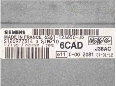 Recambio de centralita motor uce para ford fiesta (cbk) 1.6 16v cat referencia OEM IAM S120977314D-6S6112A650JD-SIM210 SIM210 SI 2