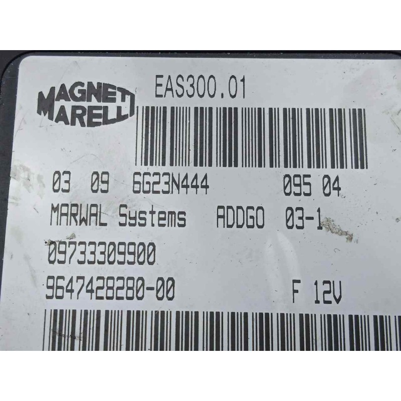 Recambio de modulo electronico para peugeot 407 2.0 16v hdi cat (rhr / dw10bted4) referencia OEM IAM 9647428280  