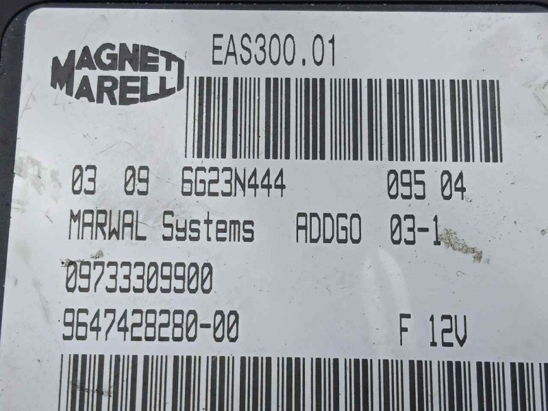 Recambio de modulo electronico para peugeot 407 2.0 16v hdi cat (rhr / dw10bted4) referencia OEM IAM 9647428280  