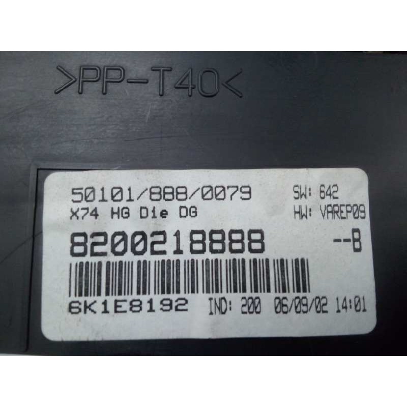 Recambio de cuadro instrumentos para renault laguna ii (bg0) 1.9 dci diesel referencia OEM IAM 8200218888-501018880079  