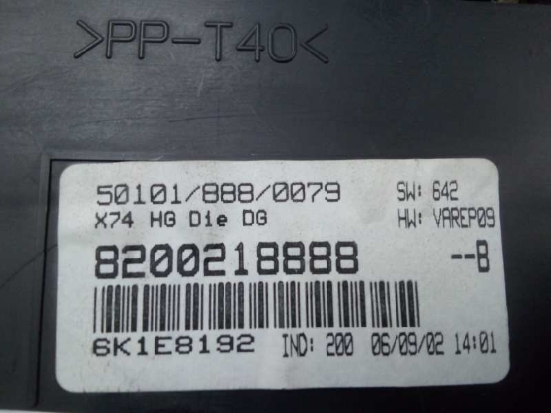 Recambio de cuadro instrumentos para renault laguna ii (bg0) 1.9 dci diesel referencia OEM IAM 8200218888-501018880079  