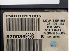 Recambio de cuadro instrumentos para renault megane ii berlina 3p 1.5 dci diesel referencia OEM IAM 8200399693B 1.CONECTOR  2