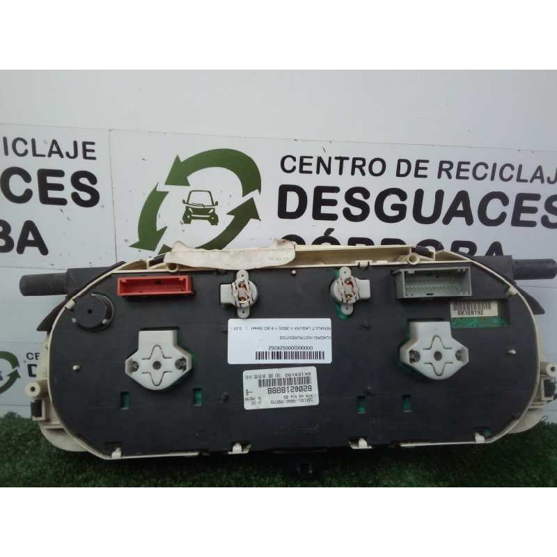 Recambio de cuadro instrumentos para renault laguna ii (bg0) 1.9 dci diesel referencia OEM IAM 8200218888-501018880079  