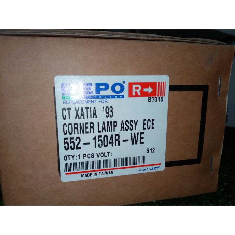 Recambio de piloto delantero derecho para citroën xantia berlina referencia OEM IAM 14223062 SIN USAR BLANCO - DEPO