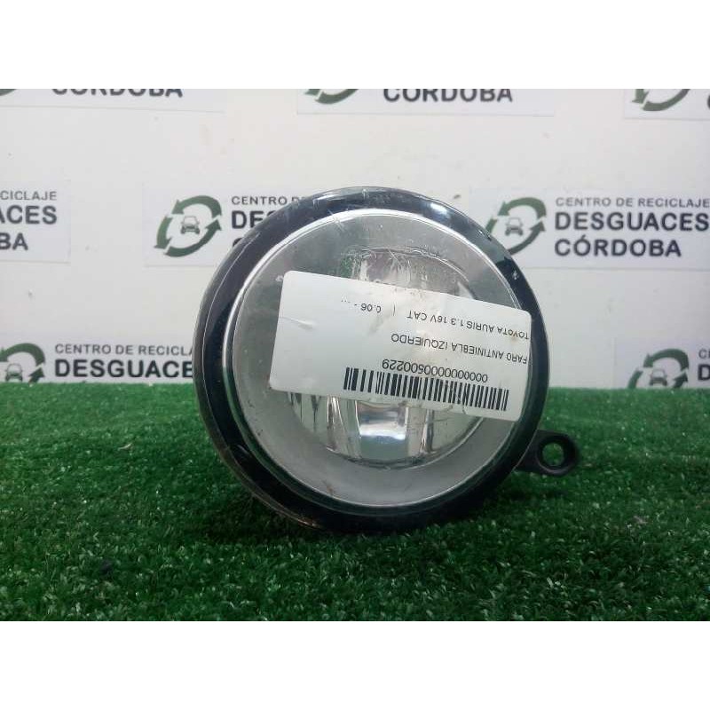 Recambio de faro antiniebla izquierdo para toyota auris 1.3 16v cat referencia OEM IAM 812200D041-89206391  VALEO