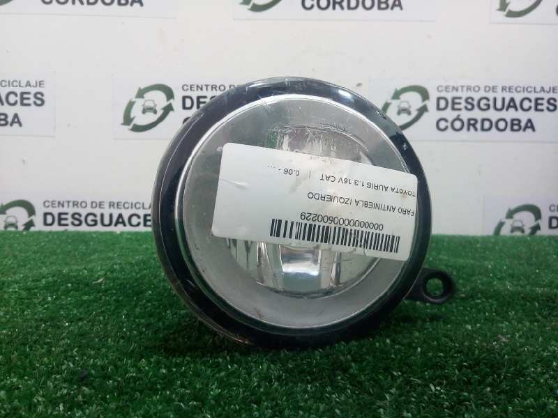 Recambio de faro antiniebla izquierdo para toyota auris 1.3 16v cat referencia OEM IAM 812200D041-89206391  VALEO