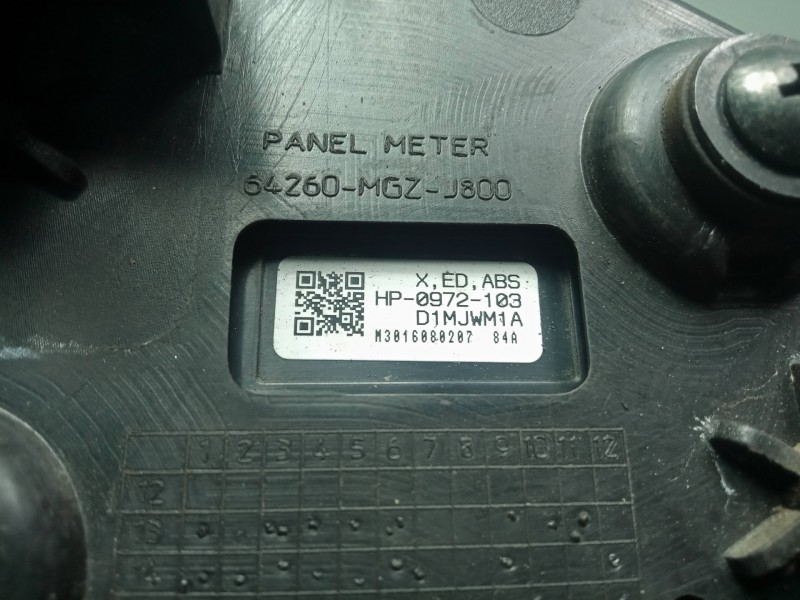 Recambio de cuadro instrumentos para honda cb500 x referencia OEM IAM D1MJWM1A-37100MJWD91 13-18 