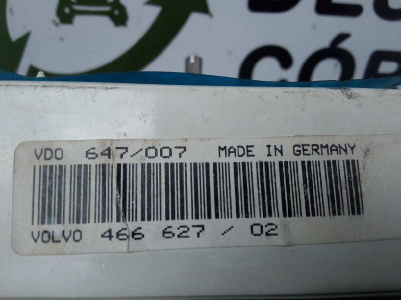 Recambio de cuadro instrumentos para volvo serie 460 1.6 cat referencia OEM IAM 647007-466627-46662702  