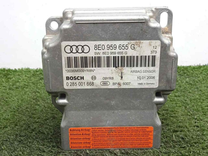Recambio de centralita airbag para audi a4 berlina (8e) 2.0 tdi referencia OEM IAM 0285001668-8E0959655G BOSCH 