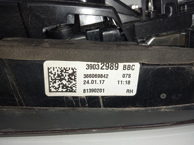 Recambio de piloto trasero derecho interior para opel astra k lim. 5türig selective referencia OEM IAM 39015943-39015943BLL-8138