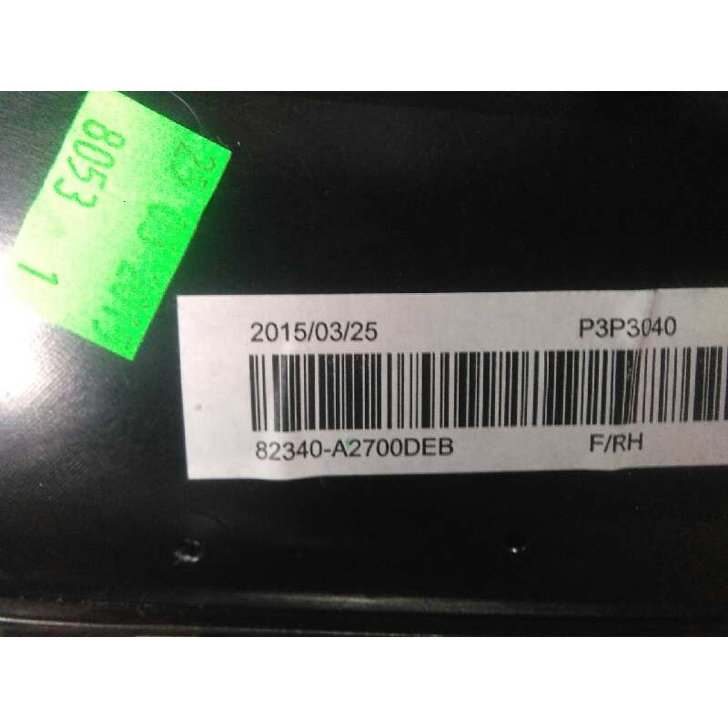 Recambio de guarnecido puerta delantera derecha para kia cee´d 1.4 cat referencia OEM IAM 82340A2700DEB 3.PUERTAS 