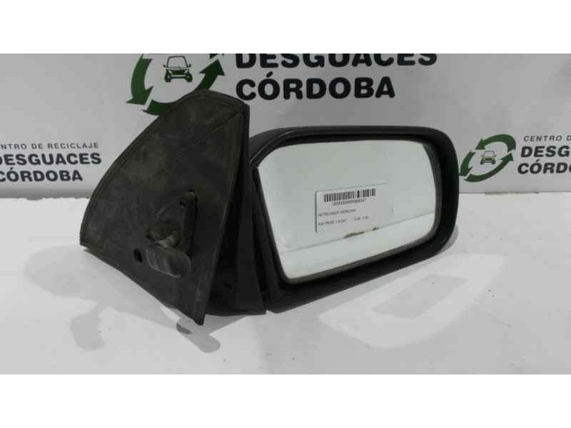Recambio de retrovisor derecho para kia pride 1.3 cat referencia OEM IAM  MANUAL NEGRO PLASTICO