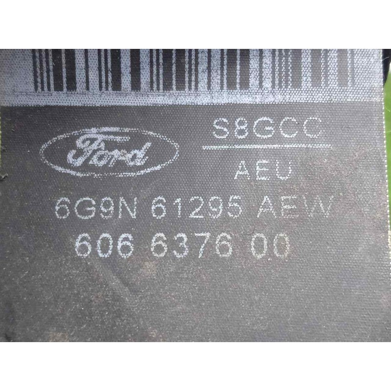 Recambio de cinturon seguridad delantero izquierdo para ford mondeo ber. (ca2) 2.0 tdci cat referencia OEM IAM 6G9N61295AEW  