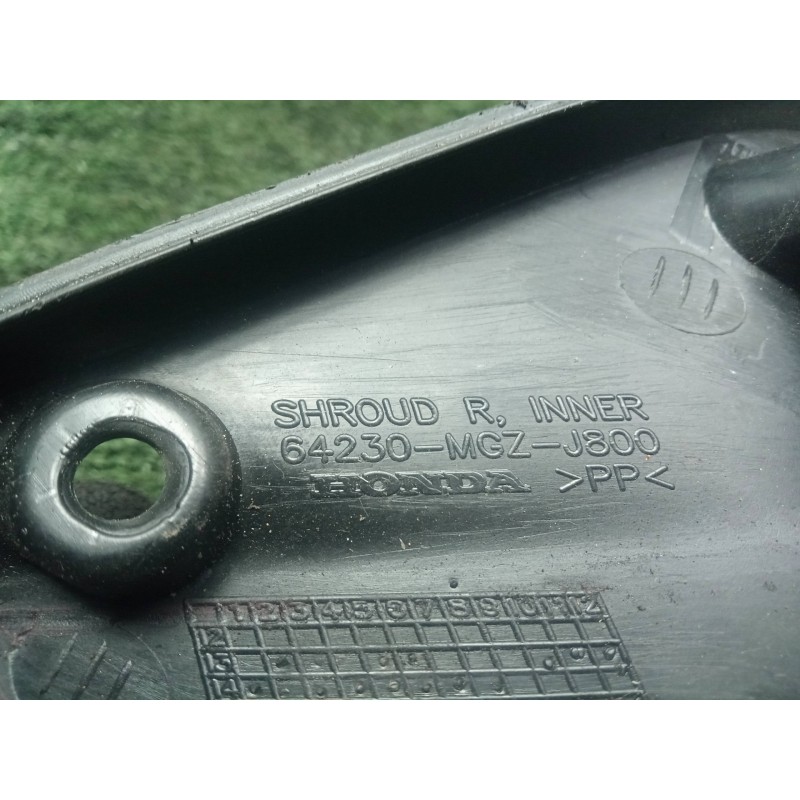 Recambio de moldura para honda cb500 x referencia OEM IAM 64230MGZJ80 13-18 BOCA TIBURON DERECHA
