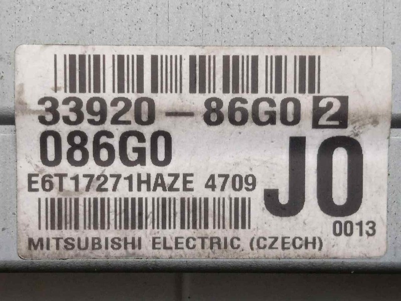 Recambio de centralita motor uce para suzuki ignis rm (mh) 1.3 cat referencia OEM IAM 3392086G02  