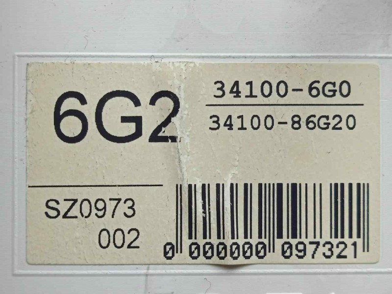 Recambio de cuadro instrumentos para suzuki ignis rm (mh) 1.3 cat referencia OEM IAM 341006G0-3410086G20  