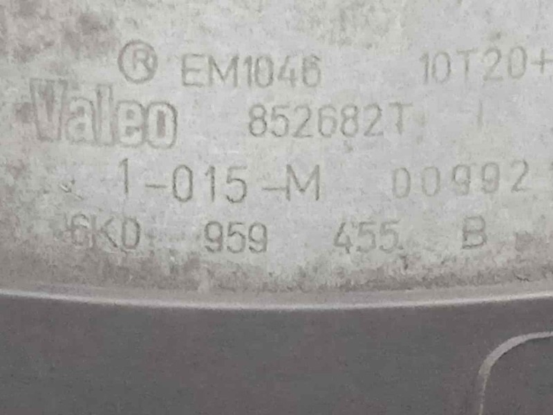 Recambio de electroventilador para seat ibiza (6k1) 1.9 sdi referencia OEM IAM 6K0959455B Ø DIAMETRO: 297MM 2.PINES