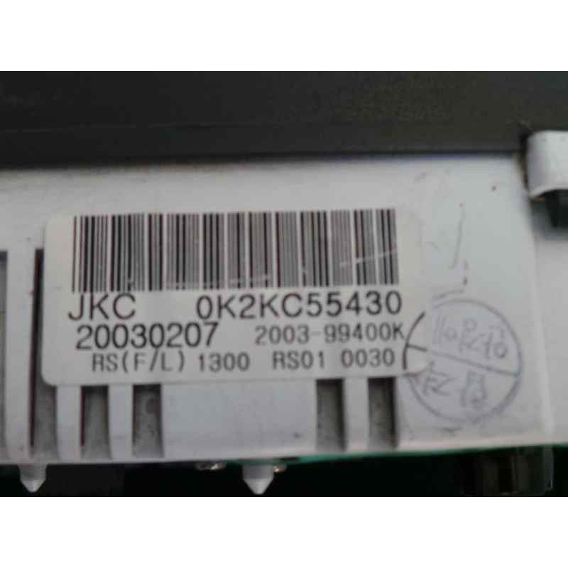 Recambio de cuadro instrumentos para kia carens 2.0 crdi referencia OEM IAM 0K2KC55430-20030207-JKC 02-06 