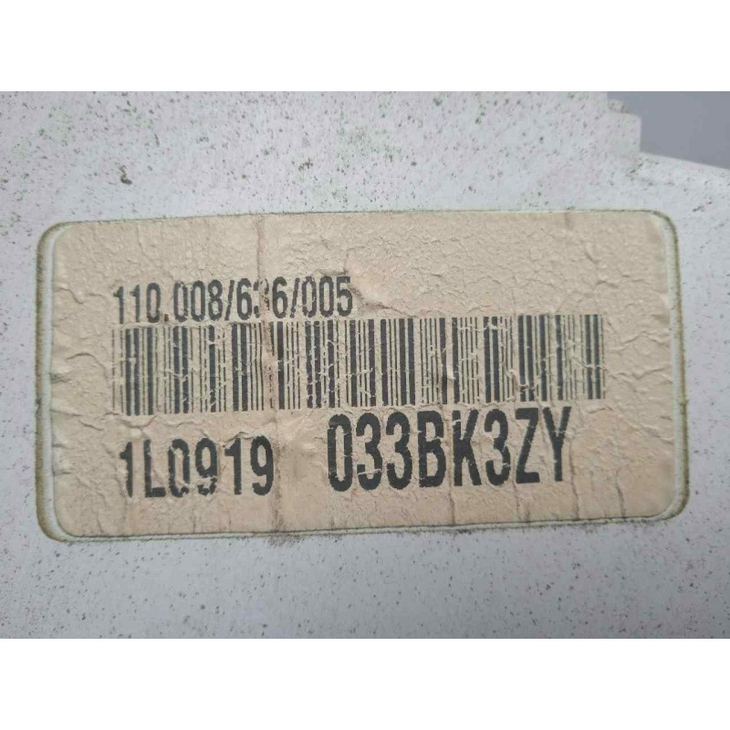 Recambio de cuadro instrumentos para seat toledo (1l) 1.8 cat (abs. adz) referencia OEM IAM 1L0919033BK  