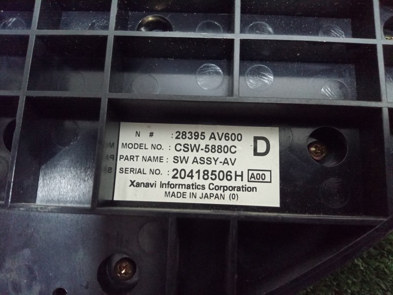 Recambio de mando climatizador para nissan primera berlina (p12) referencia OEM IAM 28395AV600  28395AV600