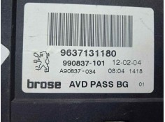 Recambio de elevalunas delantero derecho para peugeot 307 (s1) 2.0 hdi fap cat referencia OEM IAM 9637131180 ELECTRICO - 2.CONEC 2