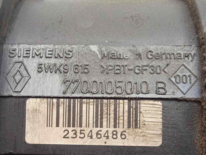 Recambio de caudalimetro para renault laguna (b56) 1.9 dti diesel cat referencia OEM IAM 5WK9615-7700105010B  