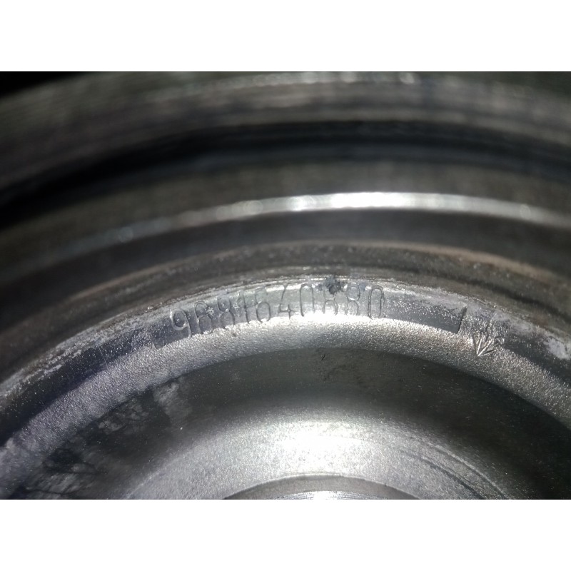 Recambio de polea cigueñal para peugeot 308 sw referencia OEM IAM 9681640880 6.CANALES DIAMETRO: 115 MM