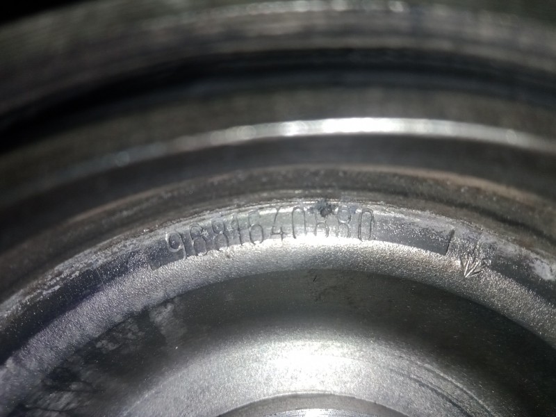 Recambio de polea cigueñal para peugeot 308 sw referencia OEM IAM 9681640880 6.CANALES DIAMETRO: 115 MM