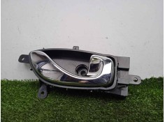 Recambio de maneta interior trasera derecha para renault koleos 2.0 dci diesel fap referencia OEM IAM 80670JY  CROMADO