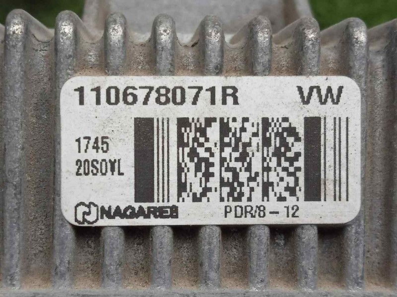 Recambio de caja precalentamiento para dacia dokker 1.5 dci diesel fap cat referencia OEM IAM 110678071R  