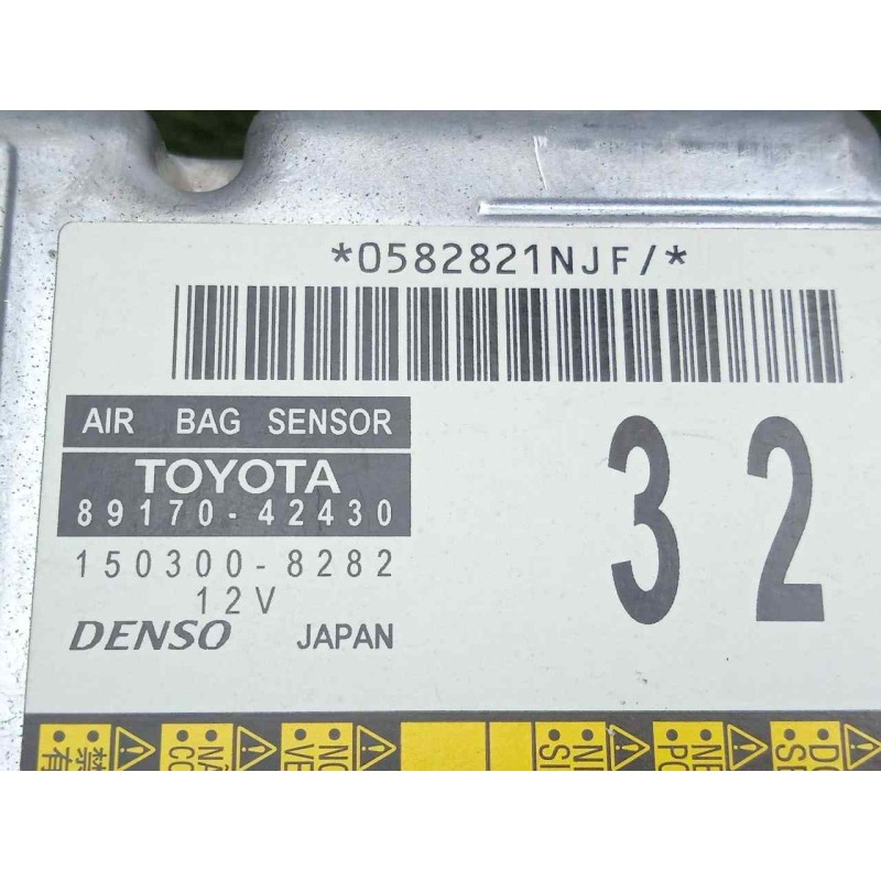 Recambio de centralita airbag para toyota rav 4 2.2 d-4d cat referencia OEM IAM 8917042430-1503008282 DENSO 