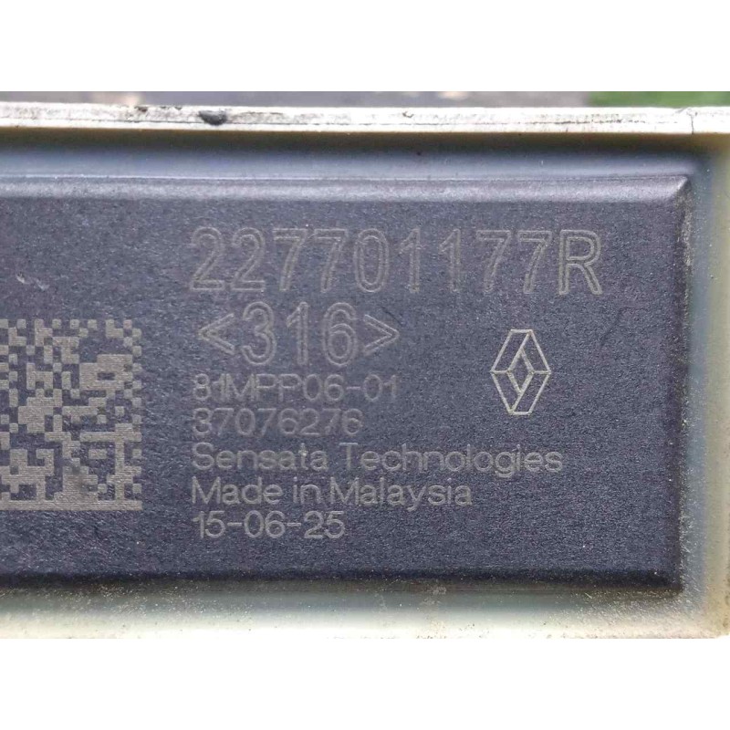 Recambio de sensor presion para dacia dokker 1.5 dci diesel fap cat referencia OEM IAM 227701177R  
