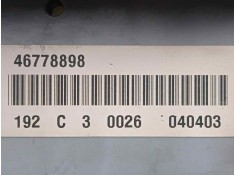 Recambio de centralita check control para fiat stilo (192) 1.9 jtd cat referencia OEM IAM 46778898-46797610   2