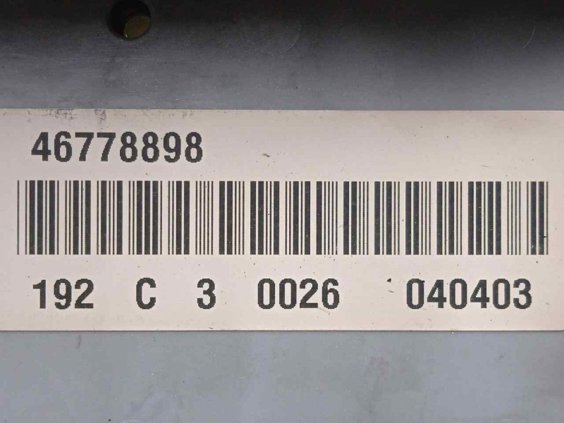 Recambio de centralita check control para fiat stilo (192) 1.9 jtd cat referencia OEM IAM 46778898-46797610  