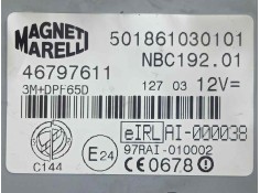 Recambio de centralita check control para fiat stilo (192) 1.9 jtd cat referencia OEM IAM 46797611-501861030101-NBC19201-4679761 2