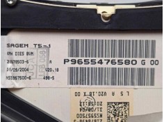 Recambio de cuadro instrumentos para peugeot 307 break / sw (s1) 2.0 hdi cat referencia OEM IAM 9655476580   2