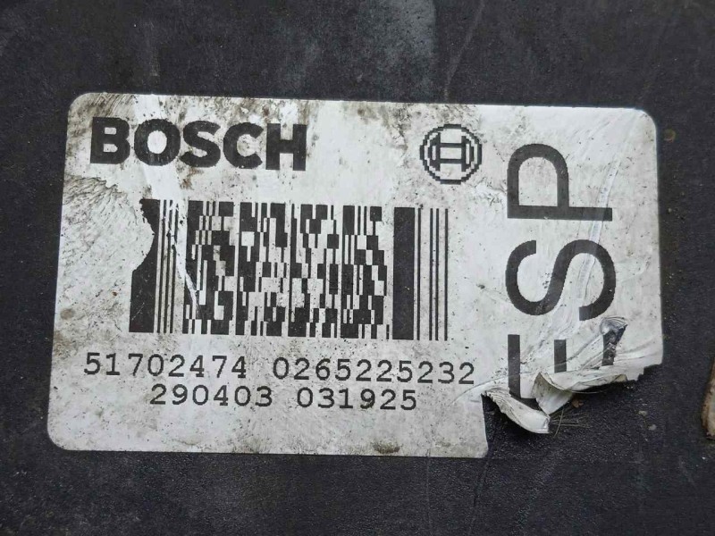 Recambio de abs para fiat stilo (192) 1.9 jtd cat referencia OEM IAM 0265950103-0265225232-51702474 BOSCH 