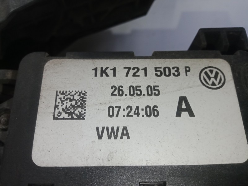 Recambio de potenciometro pedal para skoda octavia berlina (1z3) 1.9 tdi referencia OEM IAM 1K1721503P  