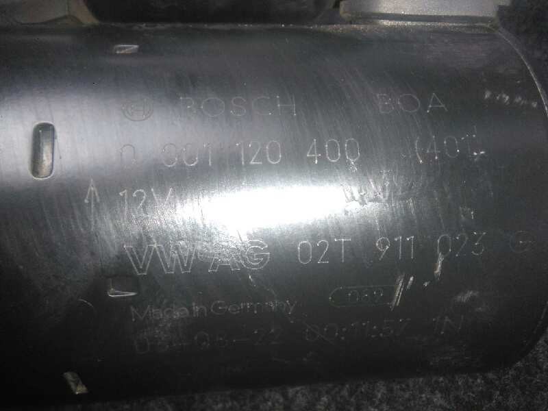 Recambio de motor arranque para seat ibiza (6l1) 1.2 referencia OEM IAM 0001120400-02T911023G 10.DIENTES BOSCH