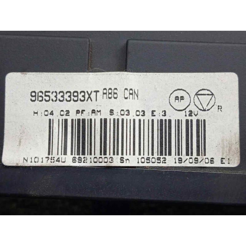 Recambio de mando climatizador para citroën c3 1.4 hdi referencia OEM IAM 96533393XT  