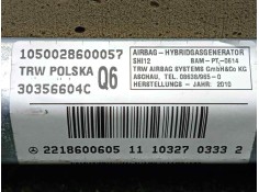 Recambio de airbag lateral trasero derecho para mercedes-benz clase s (w221) berlina 3.0 cdi cat referencia OEM IAM 2218600605-A 2