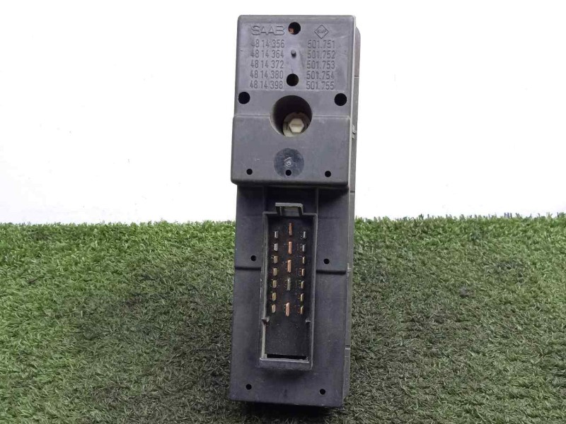 Recambio de mando elevalunas delantero izquierdo para saab 9-3 cabrio referencia OEM IAM 4814364 4 BOTONES 