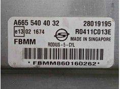 Recambio de centralita motor uce para ssangyong rodius 2.7 turbodiesel cat referencia OEM IAM R0411C013E-A6655404032-FBMM FBMM D 2
