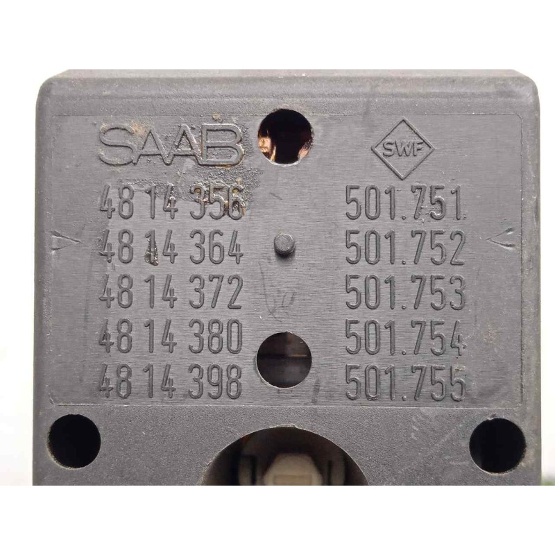 Recambio de mando elevalunas delantero izquierdo para saab 9-3 berlina referencia OEM IAM 4814364 4.BOTONES 