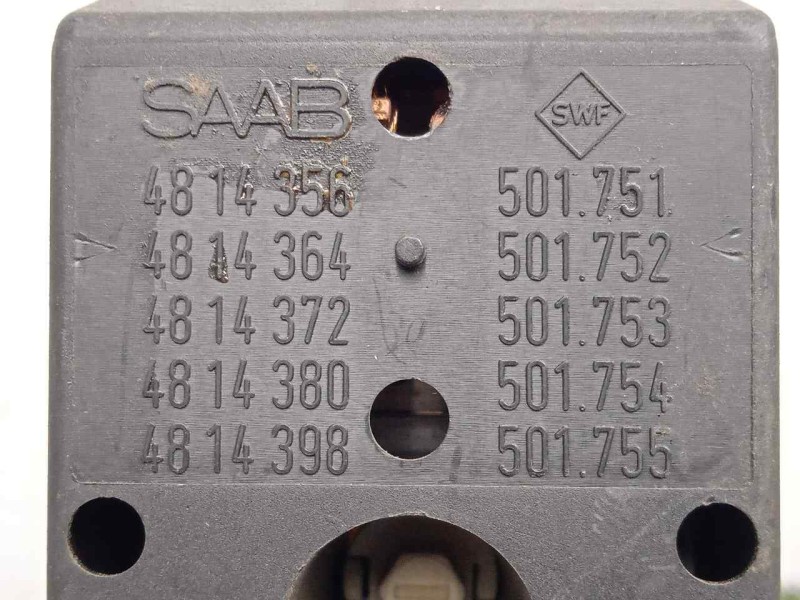 Recambio de mando elevalunas delantero izquierdo para saab 9-3 berlina referencia OEM IAM 4814364 4.BOTONES 